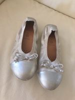 Geox Ballerinas 33 34 Silber Kleid Hochzeit Einschulung Kommunion Sachsen - Grünhain-Beierfeld  Vorschau