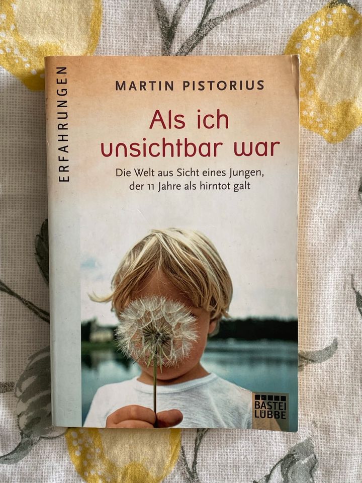 Buch Als ich unsichtbar war Martin Pistorius Bastei Lübbe in Hamburg