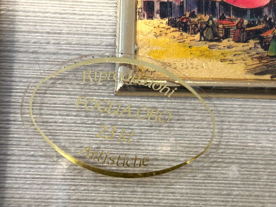 Miniaturbild Foglia Oro 23 kt. Blattgold Italien 11,3 x 10,4 cm. in Koblenz