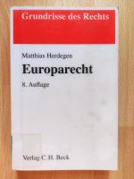 Buch Europarecht Matthias Herdegen Schleswig-Holstein - Kiel Vorschau