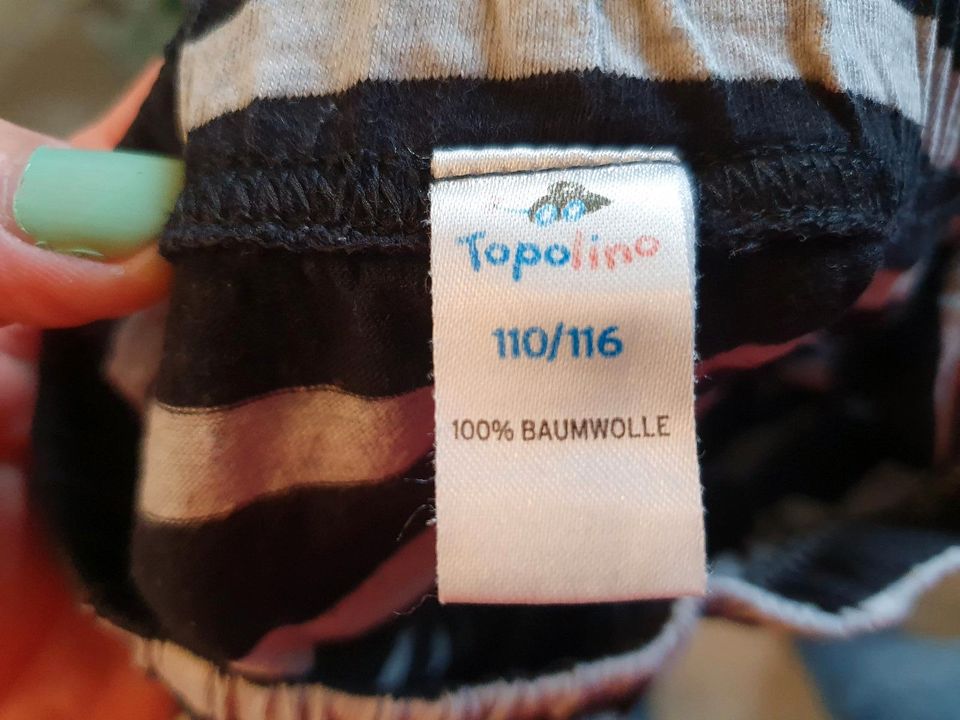 Schlafanzug Junge Größe 110/116 Topolino in Bad Bentheim