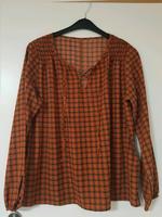 Bluse langarm in orange gemustert Bayern - Rehau Vorschau
