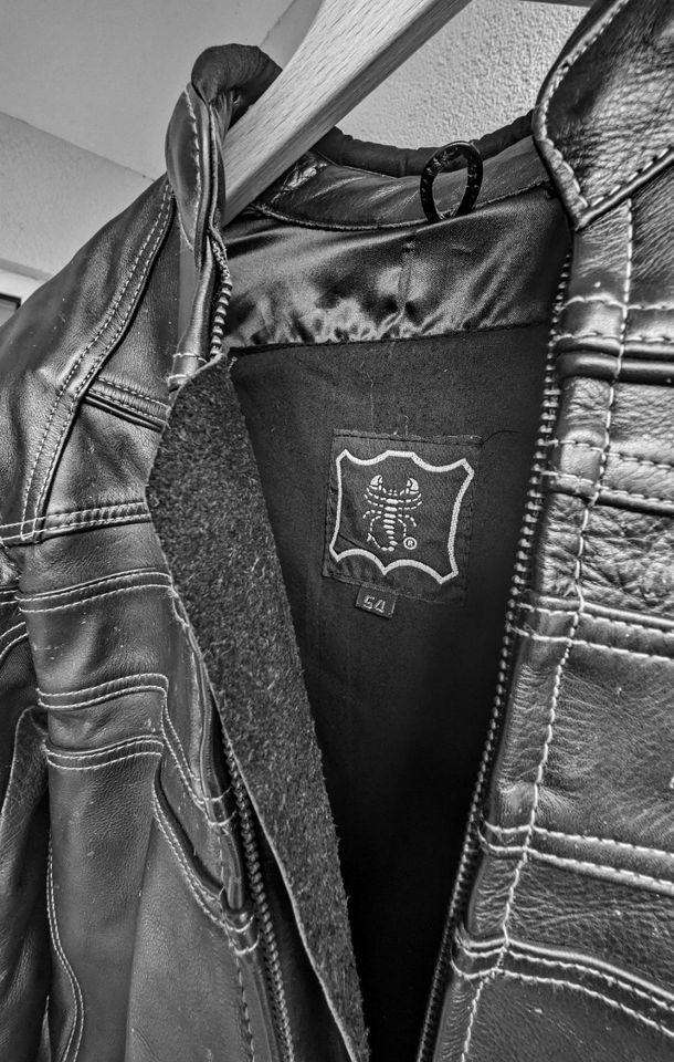 Motorradjacke Retro Lederjacke Skorpion Roadstar schwarz in Wolfenbüttel