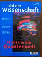 Zeitschrift Bild der Wissenschaft Juli 2021 Quantentheorie Bayern - Regensburg Vorschau