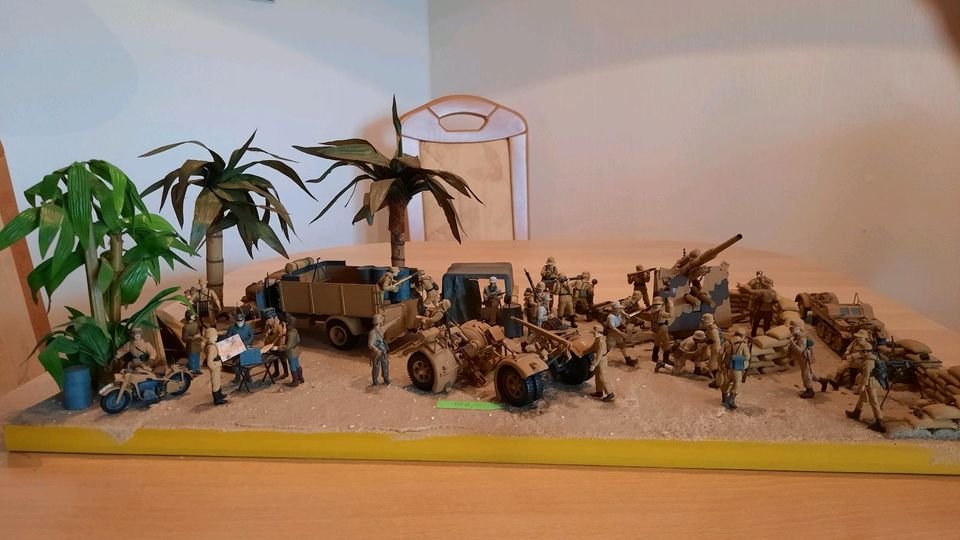 Diorama afrikafeldzug in Berlin