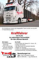 Kraftfahrer/in (m/w/d) im nationalen Fernverkehr Baden-Württemberg - Schwäbisch Gmünd Vorschau