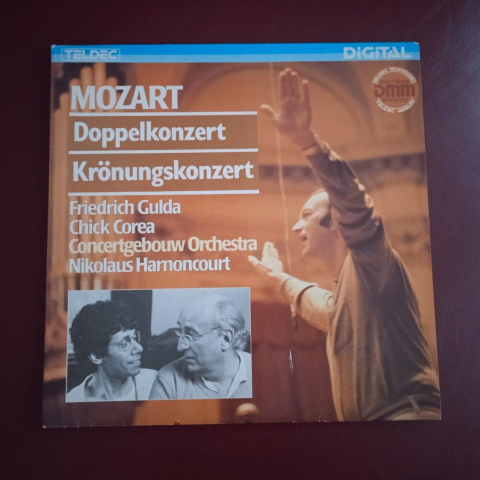 Vinyl  WOLFGANG AMADEUS MOZART "Doppelkonzert + Krönungskonzert" in Leipzig