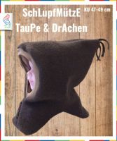 Unikat handmade Wollmütze Wolle Wollwalk Drache taupe Wintermütze Nordrhein-Westfalen - Neuss Vorschau