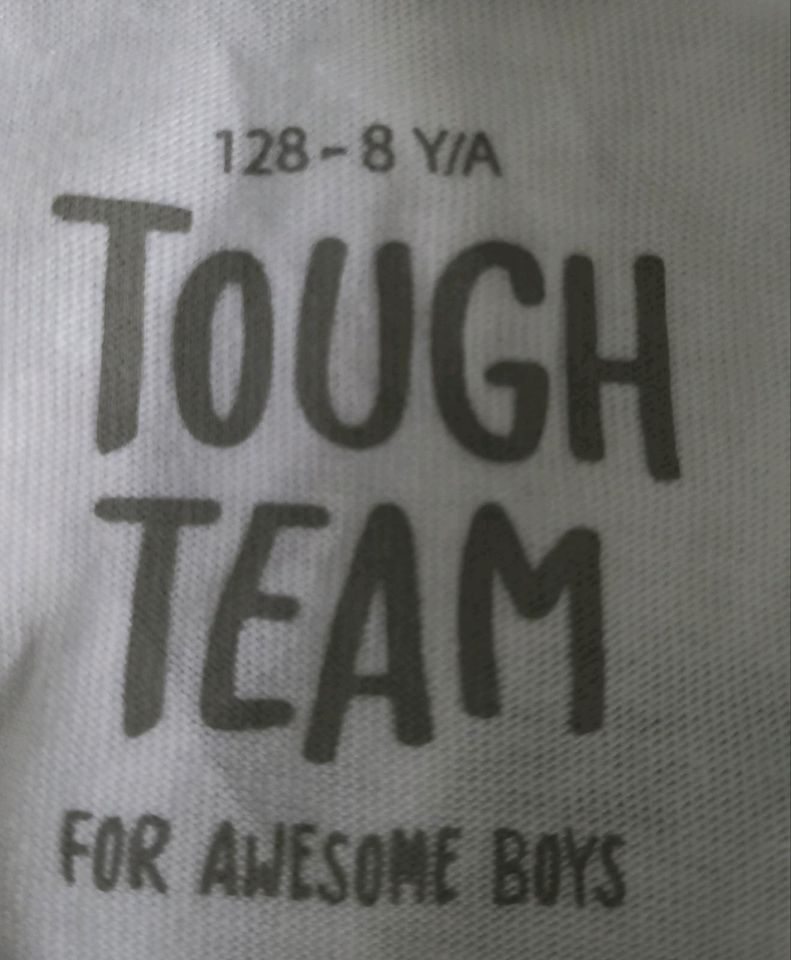 Bagger T-Shirt Tough Team 128, kaum getragen in Mönchengladbach