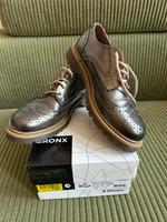 Bronx Schnürschuh Budapester Lackleder gr. 39 Bronze Hannover - Mitte Vorschau