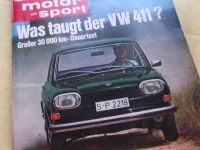 ++ KAISER JEEPSTER // VW 411 ++ TEST in AUTO MOTOR SPORT v. 1969 Koblenz - Urbar Vorschau