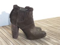 JANET & JANET Damen Ankle Boots Stiefeletten Leder schwarz D 40.5 Baden-Württemberg - Heiligkreuzsteinach Vorschau