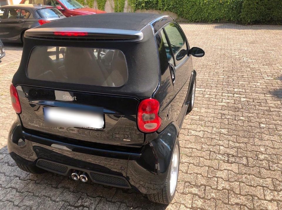 Smart ForTwo Cabrio BRABUS in TOP Zustand! in Ladenburg