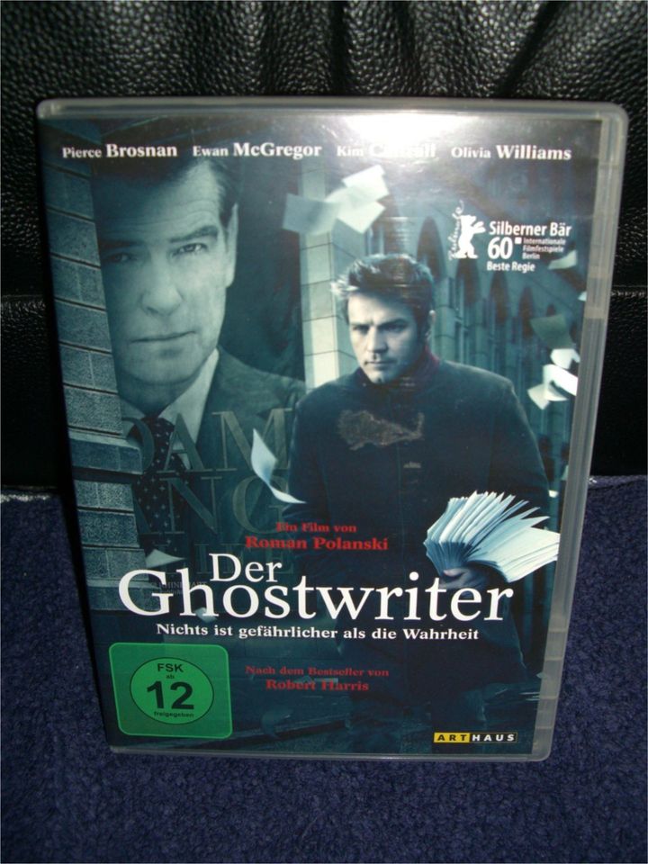 DVD Der Ghostwriter mit Pierce Brosnan - FSK 12 in Neuburg a.d. Donau