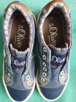 1 Paar S.Oliver Sneakers, Farbe Blau, Größe 35, neu West - Zeilsheim Vorschau