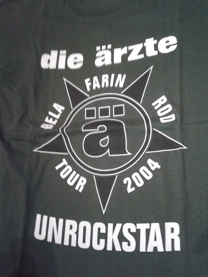 Die Ärzte Unrockstar Tour 2004 Bela Farin Rod T-Shirt in XL in Krefeld