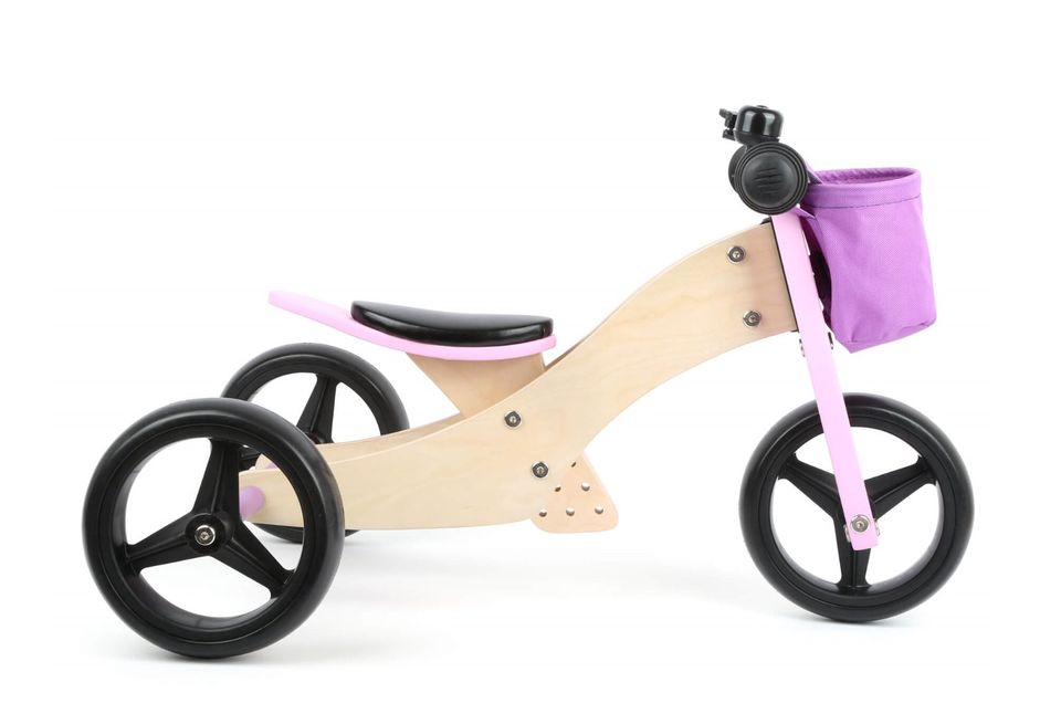 Laufrad Holzlaufrad Lernrad Trike Holz Mini rosa, 50 Euro* in Leipzig