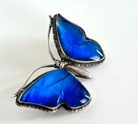 Vintage Art Deco Sterling Silber Blau Schmetterling Brosche Niedersachsen - Gifhorn Vorschau