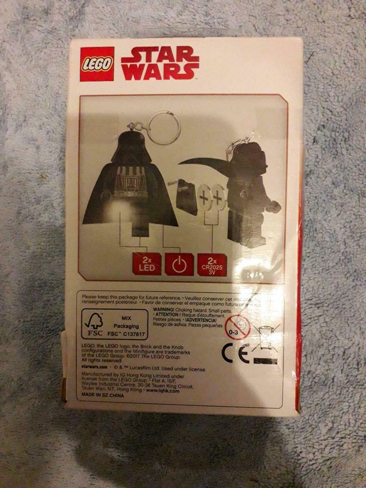 OVP Star Wars Lego Darth Vader Taschenlampe Schlüsselanhänger in Bad Aibling