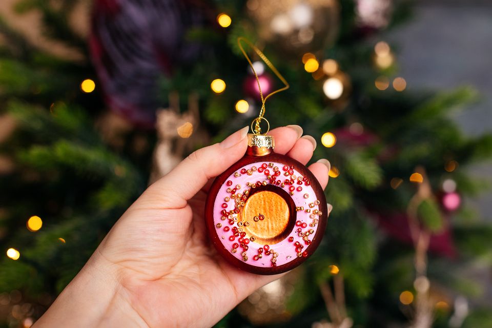 7 St. Baumhänger Donut„Leckere“ Christbaum-Deko, Winterdekoration in Berlin