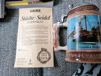Original GERZ Bier - Städteseidel mit Zinndeckel und Zertifikat, Niedersachsen - Wunstorf Vorschau