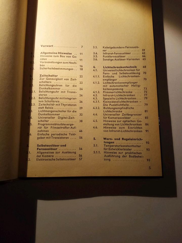 Elektronikbastelbuch für Foto - und Filmamateure in Berlin