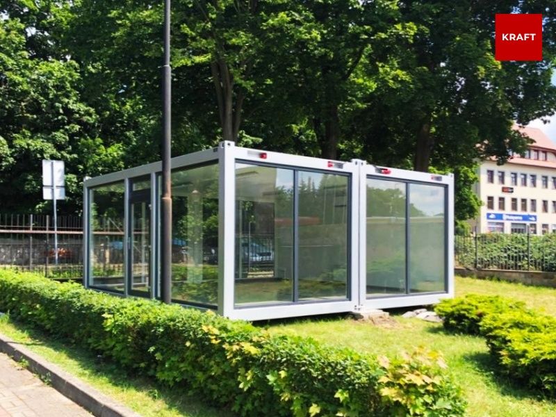 Verkaufscontainer | Eventcontainer |  15,7 m² | 605 x 300 cm in Hofheim am Taunus