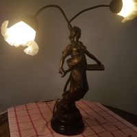 Jugendstil Stehlampe L&F Moreau * signierte Statue * 50 cm hoch Essen - Rüttenscheid Vorschau