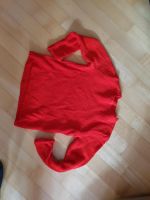 Toller selber gestrickte Pullover rot Wolle Mädchen a 128 Baden-Württemberg - Oberteuringen Vorschau