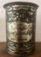 Sehr alte Blechdose. Metall Dose „Zörbiger Zuckerrübensaft“. Hessen - Bruchköbel Vorschau