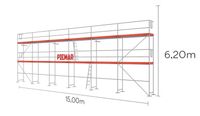 Gerüst 93qm Alu-Gerüst 15x6,2m Gerüstbau Bordbretter Baden-Württemberg - Schwäbisch Hall Vorschau