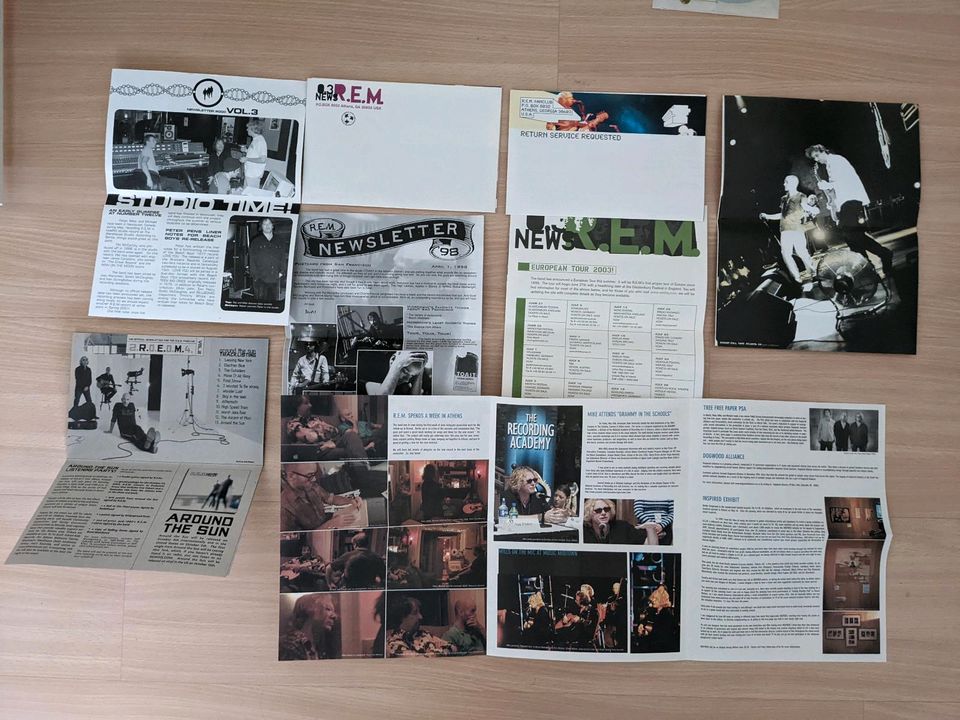 REM Fanclub Magazine: 8 R.E.M. Fanclub reader neuwertig in Weinsberg