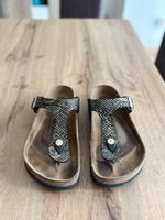 Gizeh Birkenstock Gr.37 Schwarz /Snake Niedersachsen - Vechelde Vorschau