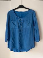 Bluse blau mit weißen Punkten Nordrhein-Westfalen - Krefeld Vorschau