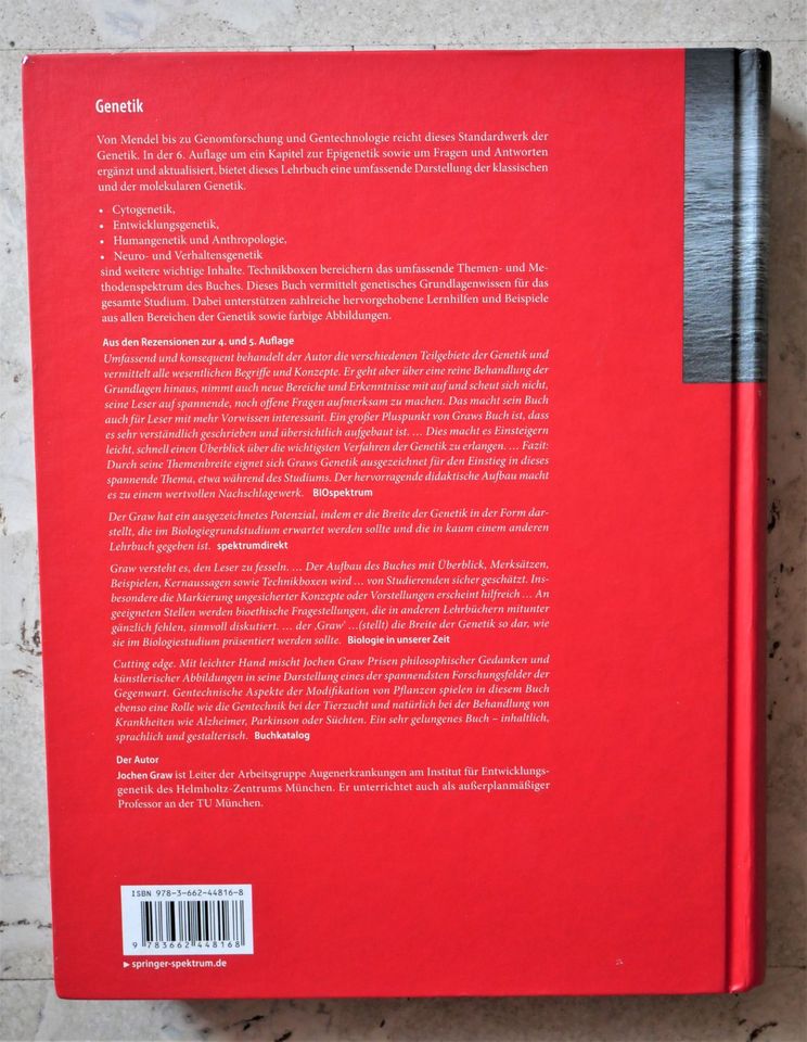 Strasburger – Lehrbuch für Genetik – Springer Spektrum in Düsseldorf