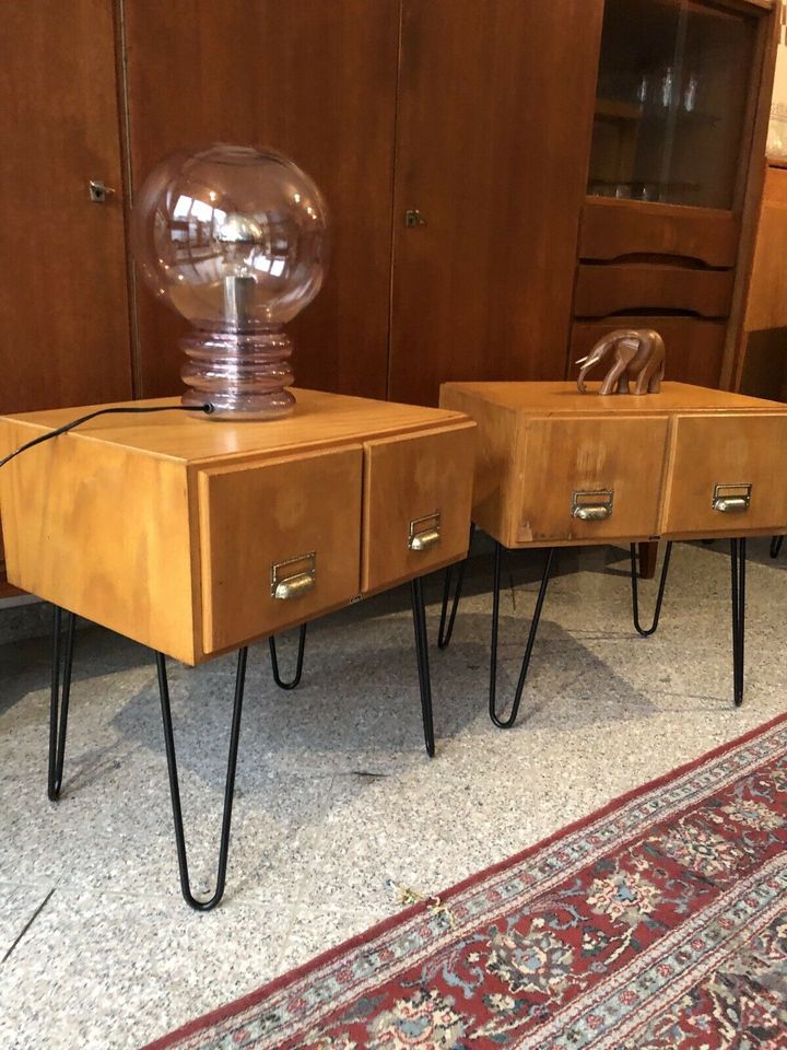 Mid Century Apothekerschrank Kommode 1960 Nachtkommode in Schorndorf