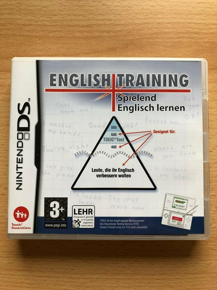 Nintendo DS - ENGLISH TRAINING (spielend Englisch lernen) in Stadtoldendorf