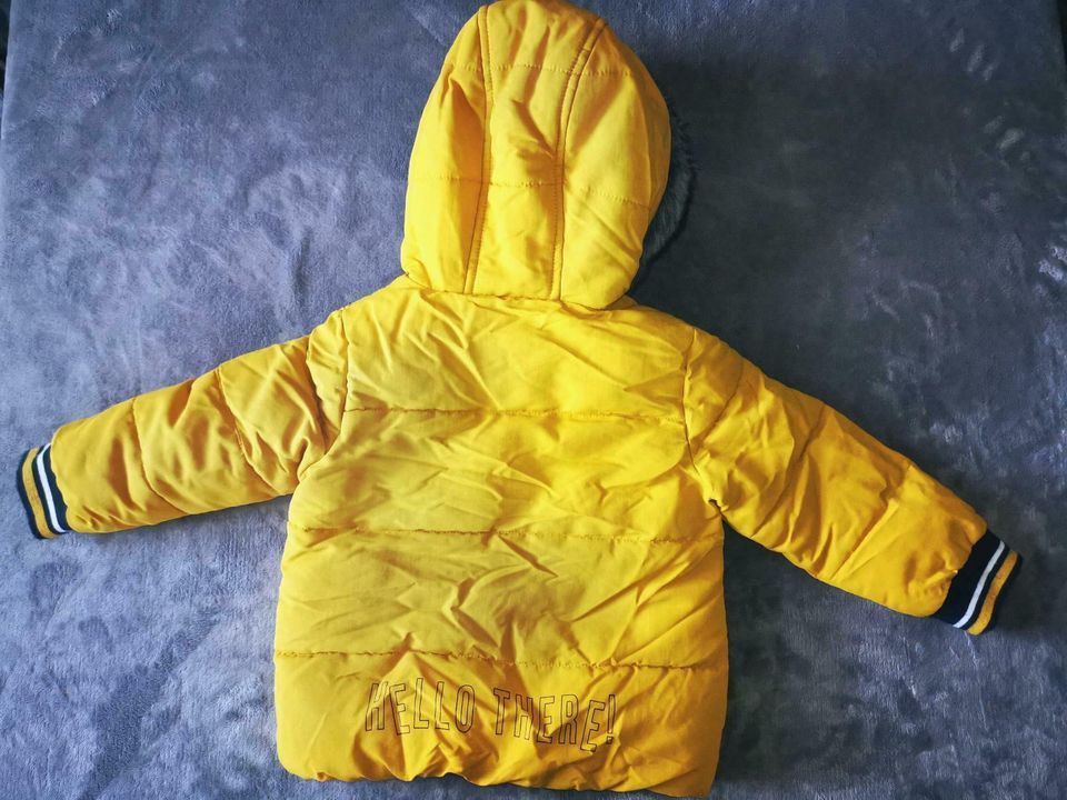 92 Winter Jacke Anorak gefüttert wNEU C&A senfgelb türkis grau ab in Bad Sachsa