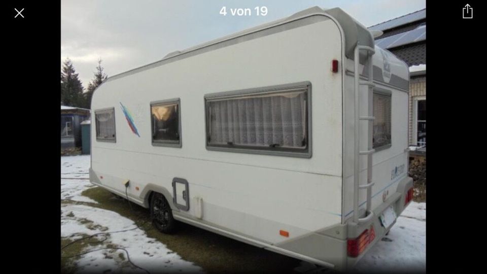 Reisefertiger Wohnwagen ab 28€ zu vermieten / zu mieten "Guido" in Kammeltal