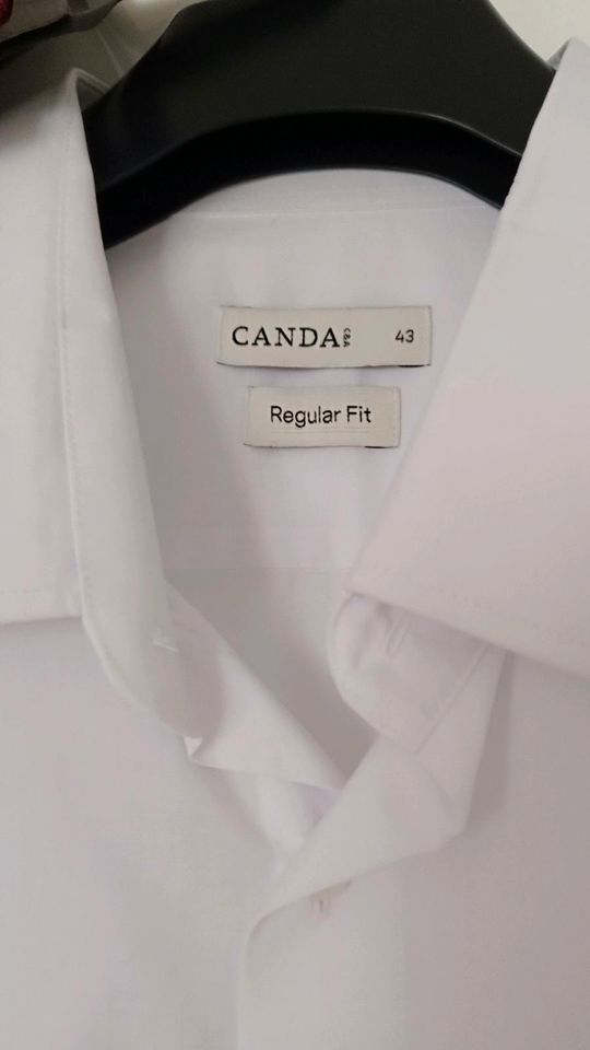 Neues weißes Hemd inklusive Krawatte in Dillenburg
