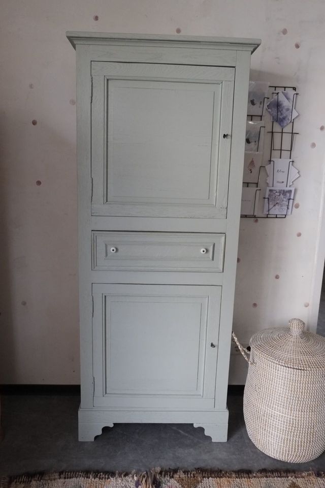 Schrank antik alt vintage shabby chic eiche grau Kommode in Hilden