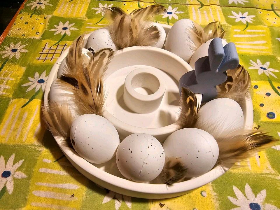 Ostern, Kerzenhalter, Lichthäuser, Vögel, Hasen in Zülpich