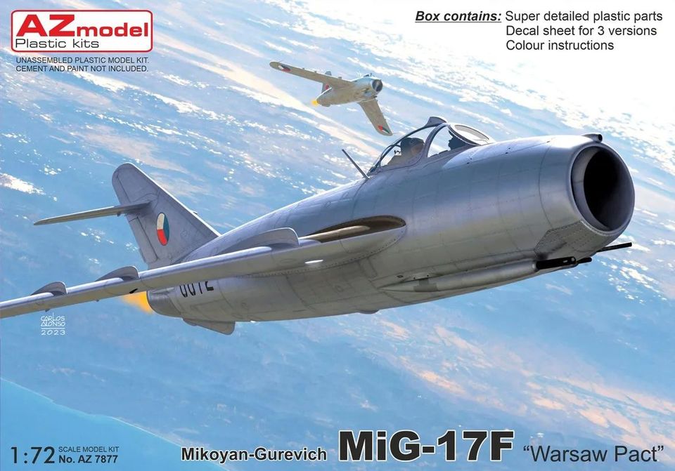 AZ Model AZ7877 MiG-17F “Warsaw Pact” ua. DDR 1/72 in Teltow