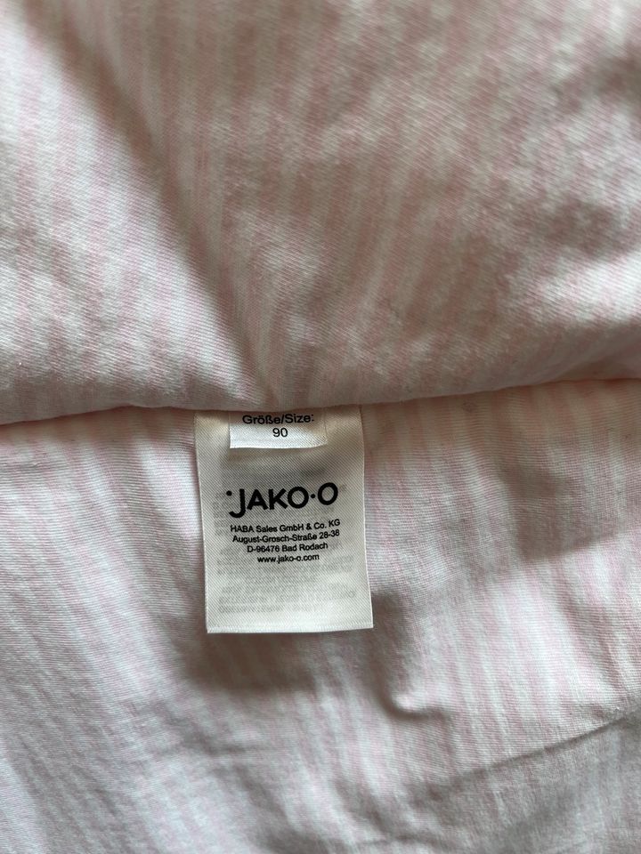 Jako-o Schlafsack 90cm Baumwolle rosa weiß Stern NEU ungetragen in Mainz