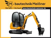 Minibagger Bagger Baumaschine mieten JCB8029 Grabtiefe 280cm 2,9T Thüringen - Nobitz Vorschau