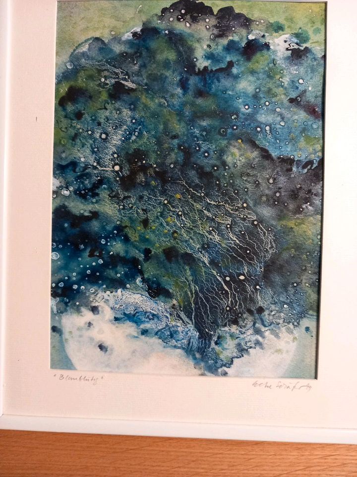 Bild "Blaublütig" von Elke Schäfer, Original in Mettingen