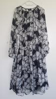 Kleid Lang Schwarz Weiss Geblümt 56/58 Yessica C&A Neu Nordrhein-Westfalen - Bünde Vorschau