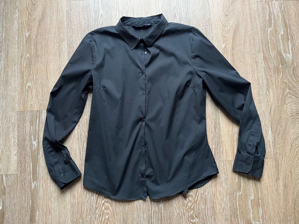 Damen Bluse ZARA, Gr. XL (fällt sehr klein aus), schwarz in Buxtehude