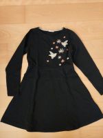 ❤️ süßes langärmliges Kleid, schwarz m. Vögeln, Gr. 122/128❤️ Bayern - Neu Ulm Vorschau