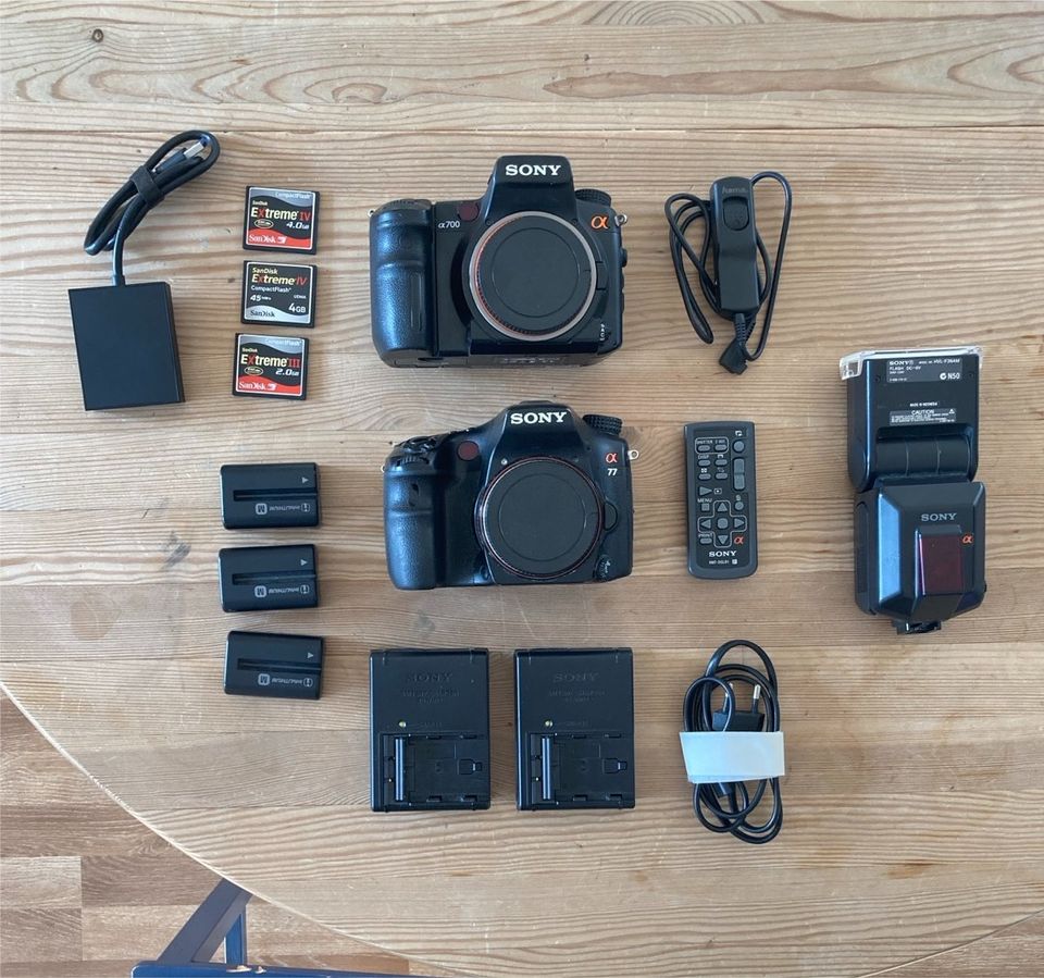 Sony Alpha A77 und A700 Set in Halle